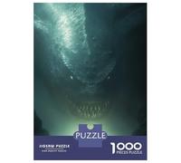 Puzzles De 1000 Pièces pour Adolescents Thalassophobia Underwater Monster Encounter Puzzle pour Adultes Jeux Amusants Améliorent La Mémoire Aide À Exercer Le Cerveau 52x38cm/1000pcs