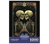 Puzzles De 1000 Pièces pour Adolescents The Lovers Tarot Card Puzzles pour Adultes, Jeux De Société en Famille, Défi Difficile, Idéal comme Cadeau pour Toute La Famille 52x38cm/1000pcs