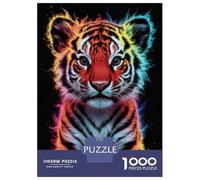 Puzzles De 1000 Pièces pour Adolescents Tiger Baby Puzzles pour Adolescents, Jouet, Décoration Murale, Décoration Intérieure, Cadeaux Anti-Stress 52x38cm/1000pcs