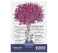 Puzzles De 1000 Pièces pour Adolescents to My Mom Love Daughter Puzzles pour Adultes - Jeu Difficile Et Stimulant À Terminer 70x50cm/1000pcs