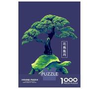 Puzzles De 1000 Pièces pour Adolescents Tortoise and Tree Puzzle pour Adultes Relax Games Hand Speed Race Offre Cadeaux pour Toute La Famille 70x50cm/1000pcs