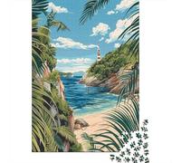 Puzzles De 1000 Pièces pour Adolescents Tropical Island Paradise-1 Puzzles pour Adultes, Jeu Familial, Assemblage De Motifs, Cadeaux d'anniversaire Uniques 52x38cm/1000pcs