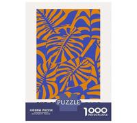 Puzzles De 1000 Pièces pour Adolescents Tropical Monstera Leaves Puzzles pour Adultes Assemblage De Motifs Stimule Le Cerveau Jeu Stimulant 38x26cm/1000pcs