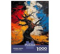 Puzzles De 1000 Pièces Pour Adolescents Twisted Resilience - Expressionist Abstract Tree Art Puzzles Pour Adolescents, Jouets À Monter Soi-même, Analyse Et Logique, Cadeau D'anniversaire Ou De Noël 38