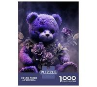 Puzzles De 1000 Pièces pour Adolescents Undead Teddy Bear Puzzle Jeux De Famille Décoration Intérieure Cadeaux d'anniversaire Uniques 70x50cm/1000pcs