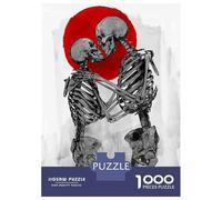 Puzzles De 1000 Pièces pour Adolescents Under The Blood Moon Puzzles pour Adultes Jeux De Société Cadeaux pour Femmes Stimule Le Cerveau 70x50cm/1000pcs