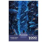 Puzzles De 1000 Pièces pour Adolescents Underwater Metropolis Puzzle pour Adultes Jeux Relaxants Décoration Intérieure Jeu Stimulant Cadeaux 52x38cm/1000pcs