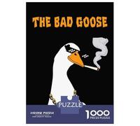Puzzles De 1000 Pièces pour Adolescents Untitled Bad Goose Duck Puzzles pour Adultes : Un Jeu De Réflexion Amusant Et Humoristique, Idéal en Cadeau pour Toute La Famille 38x26cm/1000pcs