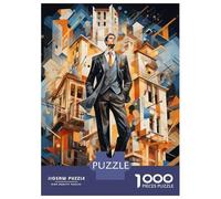 Puzzles De 1000 Pièces pour Adolescents Urban Elegance Men's Suit Collection Puzzle Jeux Relaxants Cadeau d'anniversaire Cadeaux Anti-Stress 38x26cm/1000pcs