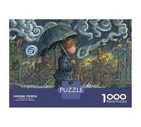 Puzzles De 1000 Pièces pour Adolescents Urban Fantasy A Child's Journey Through Whimsical Cityscape Puzzle Adulte, Jouet, Décoration Murale, Art Mural, Cadeaux d'anniversaire Uniques 70x50cm/1000pcs