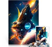 Puzzles de 1000 pièces pour Adolescents Vaisseau Spatial nu ire Jeu éducatif Défi Jouet Jouets de décoration pour la Maison 38x26cm