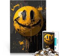 Puzzles de 1000 pièces pour Adolescents Visage Souriant coloré Entraînez Votre Cerveau et Vos Mains Bon Cadeau 38x26cm