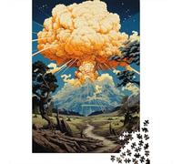 Puzzles De 1000 Pièces pour Adolescents Volcano Eruption Scene-1 Puzzles pour Adolescents, Jouets À Monter Soi-même, Analyse Et Logique, Cadeau d'anniversaire Ou De Noël 38x26cm/1000pcs