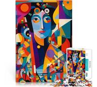 Puzzles de 1000 pièces pour Adolescents Voyage sensoriel Abstrait Cadeaux de Jeux stimulants Une œuvre d'art 52x38cm