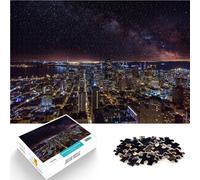 Puzzles de 1000 pièces pour Adolescents Voyages à San Francisco aux États-Unis Jeux éducatifs Jeu de défi Unique 38x26cm