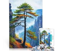 Puzzles de 1000 pièces pour Adolescents Vue sur la Montagne Lone Pine Jeux Amusants Offrir en Cadeau à Toute la Famille 75x50cm