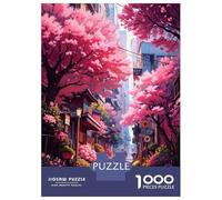 Puzzles De 1000 Pièces pour Adolescents Walking in Solitude Puzzle Adulte Jeu Manuel Améliore La Mémoire Réduit Le Stress Cadeaux 38x26cm/1000pcs
