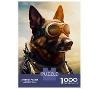 Puzzles De 1000 Pièces pour Adolescents War Dog Puzzles pour Adultes : Un Jeu De Réflexion Amusant Et Humoristique, Idéal en Cadeau pour Toute La Famille 38x26cm/1000pcs