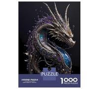 Puzzles De 1000 Pièces pour Adolescents Water Steampunk Dragon Puzzle pour Adultes Relax Games Hand Speed Race Offre Cadeaux pour Toute La Famille 70x50cm/1000pcs