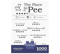 Puzzles De 1000 Pièces pour Adolescents WC Fun Bathroom Review Puzzle Adulte, Jouet, Décoration Murale, Art Mural, Cadeaux d'anniversaire Uniques 38x26cm/1000pcs