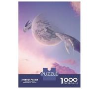 Puzzles De 1000 Pièces pour Adolescents Whale in The Sky Puzzles pour Adultes, Jouets Anti-Stress, Défi Difficile, Cadeaux d'anniversaire Et Cadeaux Uniques 52x38cm/1000pcs