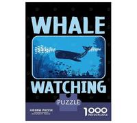 Puzzles De 1000 Pièces pour Adolescents Whale Watching Puzzles pour Adultes Jeux Anti-Stress Analyse Et Logique Cadeaux d'anniversaire Uniques 52x38cm/1000pcs