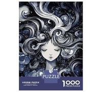 Puzzles De 1000 Pièces pour Adolescents Whispering Winds Dreamy Art Print Puzzle À Monter Soi-même, Jouets pour S'amuser en Famille, Cadeau d'anniversaire Ou De Noël 70x50cm/1000pcs
