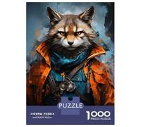 Puzzles De 1000 Pièces pour Adolescents Wild Cat Portrait Painting Puzzles pour Adolescents, Jouets À Monter Soi-même, Analyse Et Logique, Cadeau d'anniversaire Ou De Noël 70x50cm/1000pcs