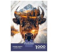 Puzzles De 1000 Pièces pour Adolescents Wild Spirit of The Prairie Puzzles pour Adolescents, Jouets À Monter Soi-même, Analyse Et Logique, Cadeau d'anniversaire Ou De Noël 70x50cm/1000pcs