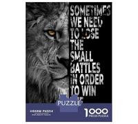 Puzzles De 1000 Pièces pour Adolescents Win The War Puzzles pour Adolescents, Jeu De Réflexion Amusant Et Humoristique, Cadeau d'anniversaire Unique 52x38cm/1000pcs
