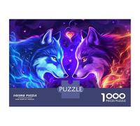 Puzzles De 1000 Pièces pour Adolescents Wolf Love Wallpapers for Mobile-1 Puzzles pour Adolescents, Jouets À Monter Soi-même, Analyse Et Logique, Cadeau d'anniversaire Ou De Noël 70x50cm/1000pcs