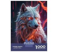 Puzzles De 1000 Pièces pour Adolescents Wolf Spirit Digital Art Puzzle Adulte, Jouet, Décoration Murale, Art Mural, Cadeaux d'anniversaire Uniques 52x38cm/1000pcs