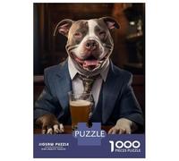 Puzzles De 1000 Pièces pour Adolescents XL Bully in The PU Puzzle pour Adultes Jouet Décoration Murale Défi Difficile À Compléter 70x50cm/1000pcs