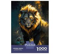 Puzzles De 1000 Pièces pour Adultes A Lion Surveys Its Domain Puzzles pour Adultes - Jeu De Réflexion, Analyse Et Logique pour Les Amateurs De Jeux 52x38cm/1000pcs