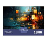 Puzzles De 1000 Pièces Pour Adultes Abstract 3D Rendering of Cubes Puzzle Pour Adolescents - Cadeau D'anniversaire - Difficile Et Stimulant - Cadeaux Uniques Pour Un Anniversaire Ou Noël 38x26cm/1000p