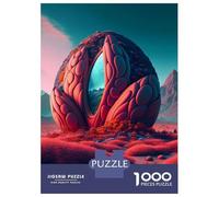 Puzzles De 1000 Pièces pour Adultes Alien Oasis Puzzle Jeu Familial Décoration Murale Cadeaux Uniques pour Anniversaire Et Noël 52x38cm/1000pcs
