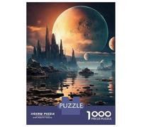 Puzzles De 1000 Pièces Pour Adultes Alien Planet Landscape -3 Puzzle Pour Adolescents Course De Vitesse Manuelle Entraînez Votre Cerveau Et Vos Mains, Des Jouets Addictifs Pour Cultiver La Patience 70