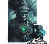 Puzzles de 1000 pièces pour Adultes Ancien Guerrier aztèque Convient aux Personnes âgées de 14 Ans et Plus Chaque pièce est Unique - Jeu Amusant et Stimulant pour Toute la Famille Idées Cadeaux。