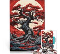 Puzzles de 1000 pièces pour Adultes Arbre de Vie Fait de Papier,pour Les 14 Ans et Plus Jouet éducatif de décompression intellectuelle Cadeau - Jeu Stimulant。Taille:26x38cm/10.24x14.96pouce