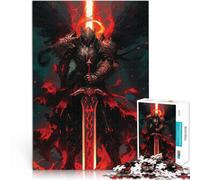Puzzles de 1000 pièces pour Adultes Art d'anime de samouraï Japonais Impossible Activités Amusantes à la Maison, Cadeaux d'anniversaire, Cadeaux de Voyage, 52x38cm