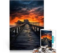 Puzzles de 1000 pièces pour Adultes Art de Paysage coloré Jouets de Divertissement Familial Œuvre d'art 38x52cm