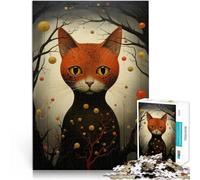Puzzles de 1000 pièces pour Adultes Art du Chat Jouet éducatif d'apprentissage Chaque pièce est Unique - Jeu Familial Stimulant et Amusant 52x38cm