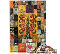 Puzzles de 1000 pièces pour Adultes, Art du Tarot, Puzzle en Bois, Jouet, Jeu intellectuel, 19,7x29,5 Pouces