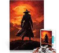 Puzzles de 1000 pièces pour Adultes Art du Tueur de démons Rengoku Activité familiale avec Affiche et Feuille de Questions correspondantes 52x38cm