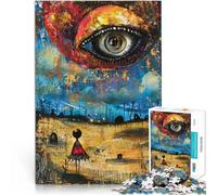 Puzzles de 1000 pièces pour Adultes Art Extraterrestre pour Le Jeu éducatif Challenge Toy Collection d'artistes, Beaux-Arts 38x26cm