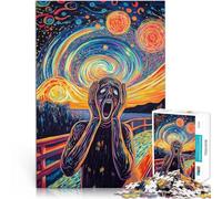Puzzles de 1000 pièces pour Adultes Art psychédélique~ Jouet éducatif d'apprentissage Renforcer l'amour Entre Les Couples 38x26cm