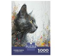 Puzzles De 1000 Pièces pour Adultes Artistic Whiskers Puzzle Adulte Jeux Relaxants Défi Difficile Aide À Exercer Le Cerveau 38x26cm/1000pcs