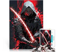 Puzzles de 1000 pièces pour Adultes Assassin de la Lame Rouge Jeu Familial pour et Activités Amusantes à la Maison, Cadeaux d'anniversaire, Cadeaux de Voyage, 50x70cm