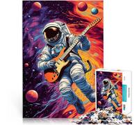Puzzles de 1000 pièces pour Adultes Astro Jouant de la Guitare Jouet éducatif intellectuel décompressant Super Cadeau 75x50cm