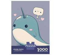Puzzles De 1000 Pièces pour Adultes Baby Whale Cute Puzzles pour Adultes, Jouet, Décoration Murale, Interaction Parent-Enfant 52x38cm/1000pcs